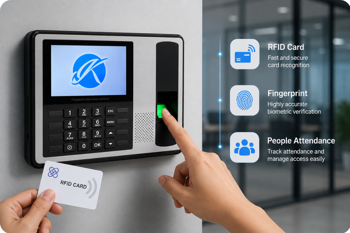 A7 Plus fingerprint attendance device